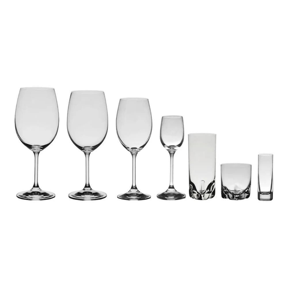 Conjunto De Taças E Copos De Cristal Bohemia 42 Peças