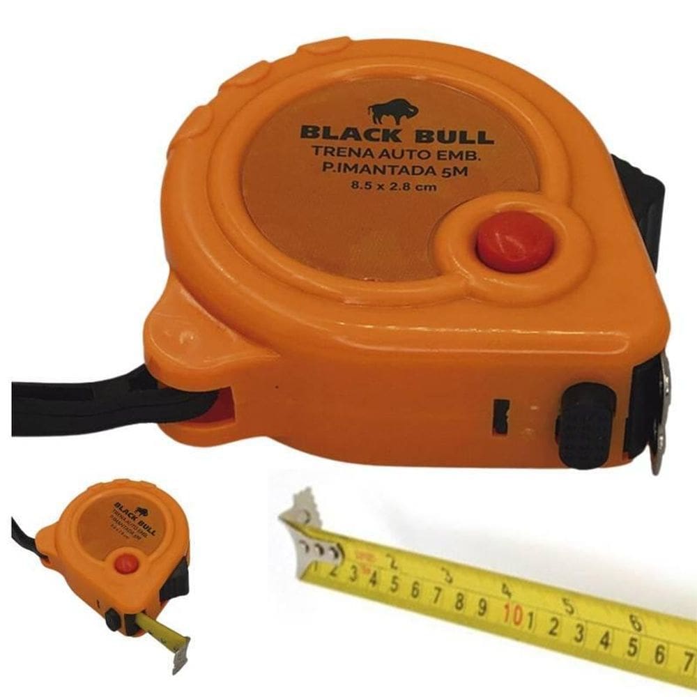 Trena Profissional Emborrachada Com Ponta Imantada 05 Metros