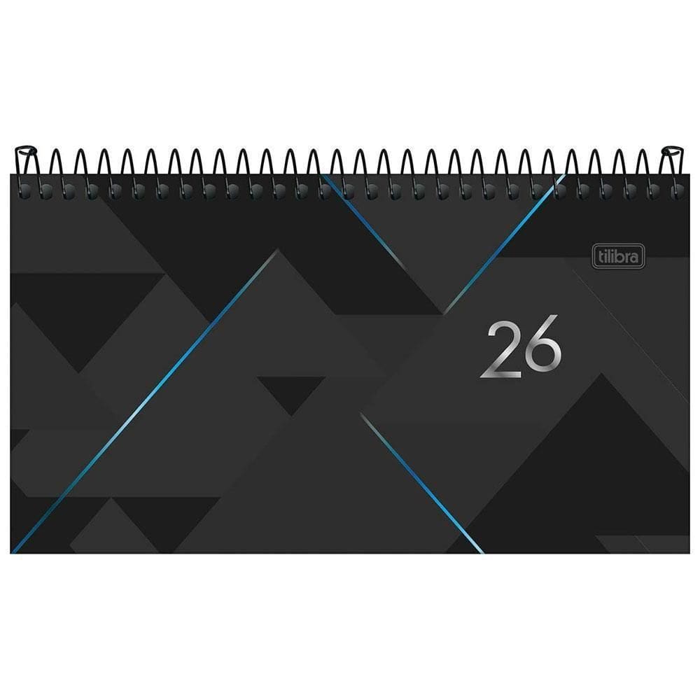 Agenda Semanal 2026 Espiral 64Fls M2 Spot Preto Tilibra