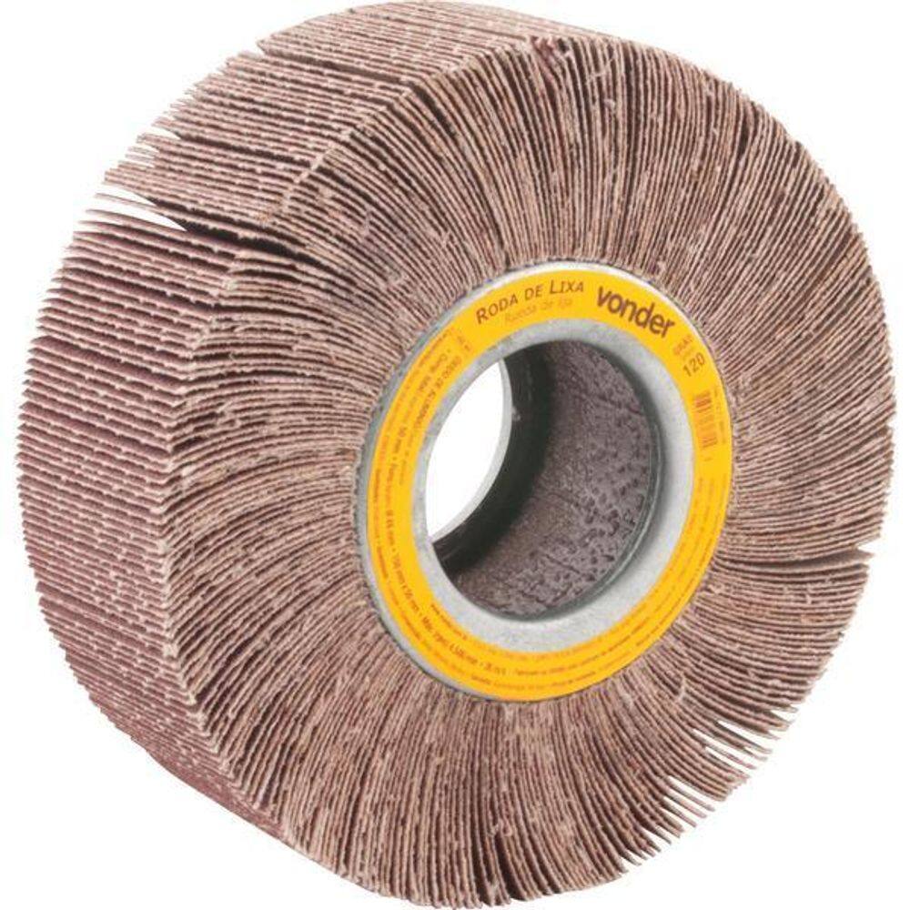 Roda De Lixa 150X50Mm Sem Haste G120 - Vonder