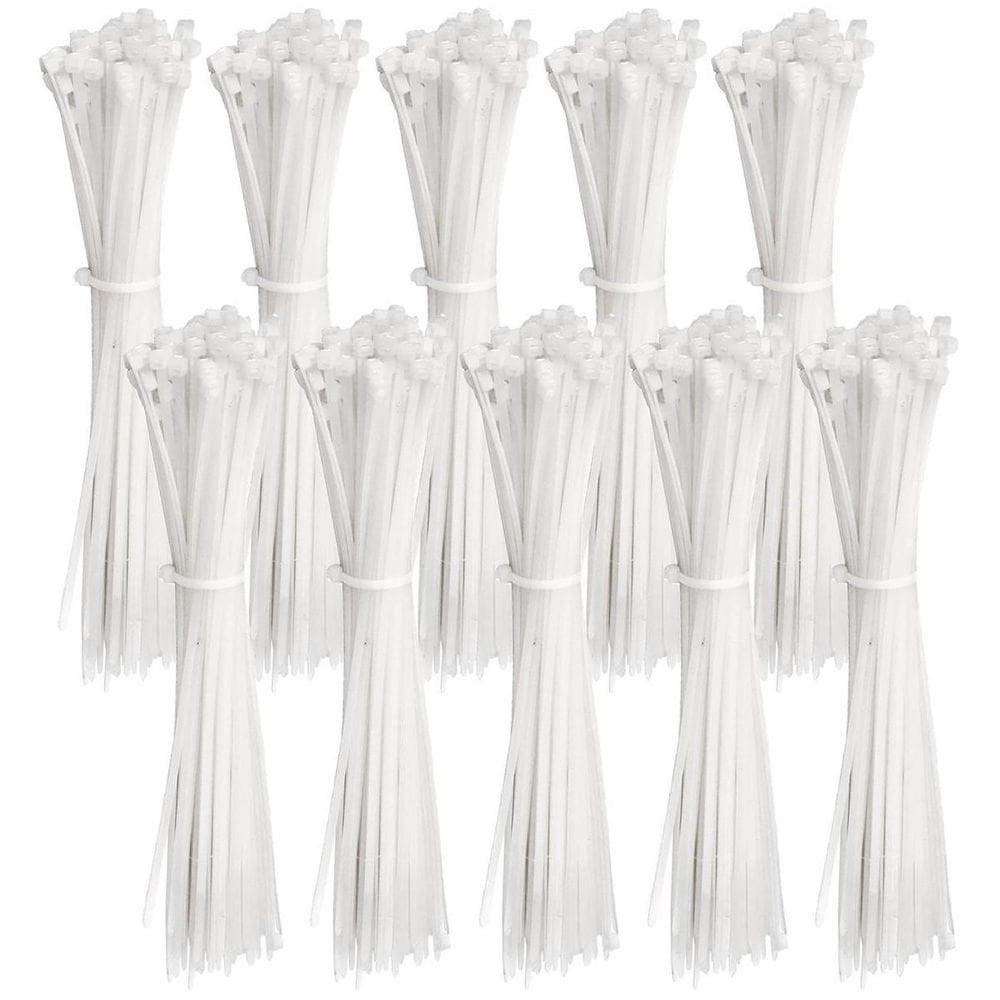 Abraçadeira Nylon Enforca Gato 3,6X250Mm Branco Com 1000 Un