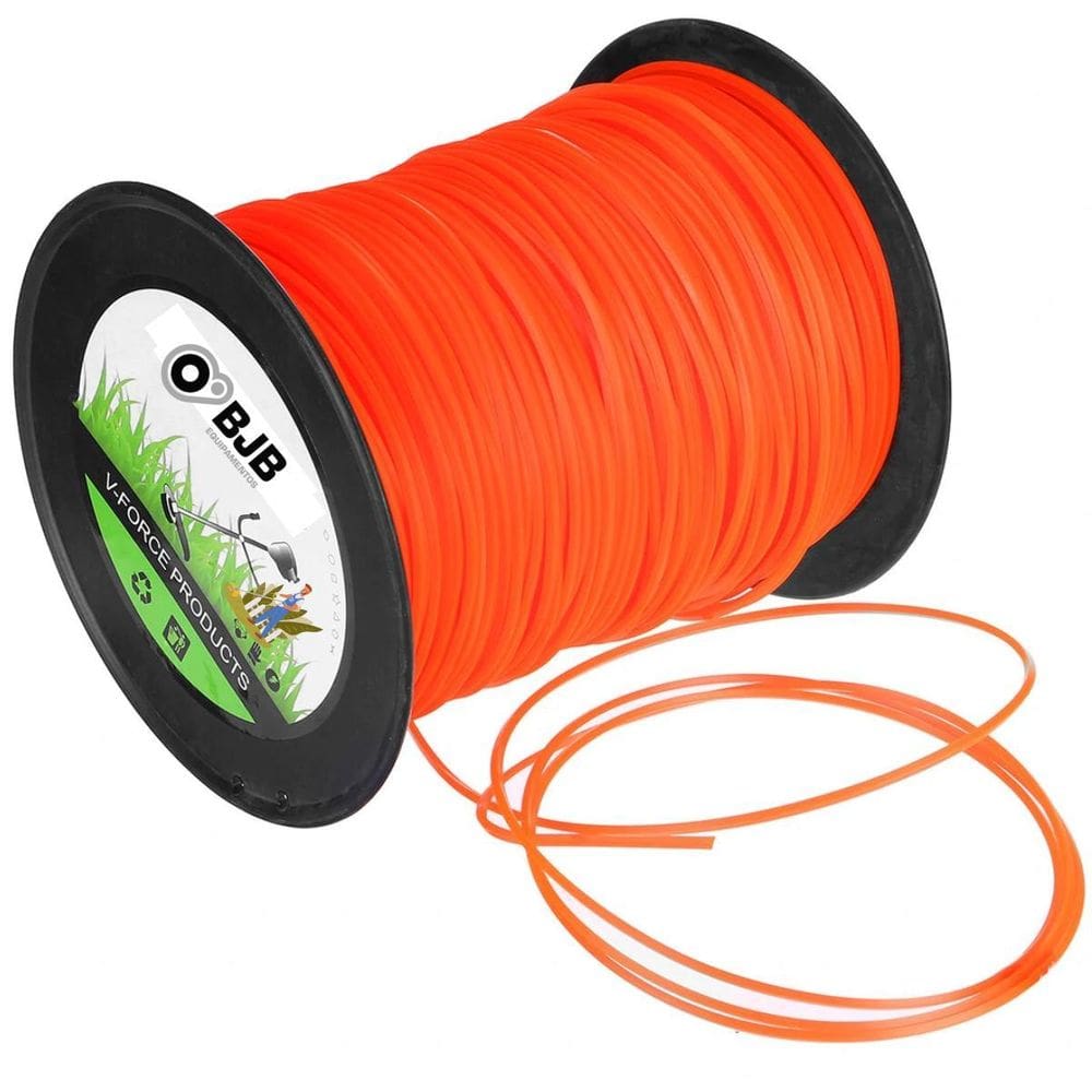 Fio Nylon 2Kg 3Mm Roçadeira Quadrado Para Tekna Resistente