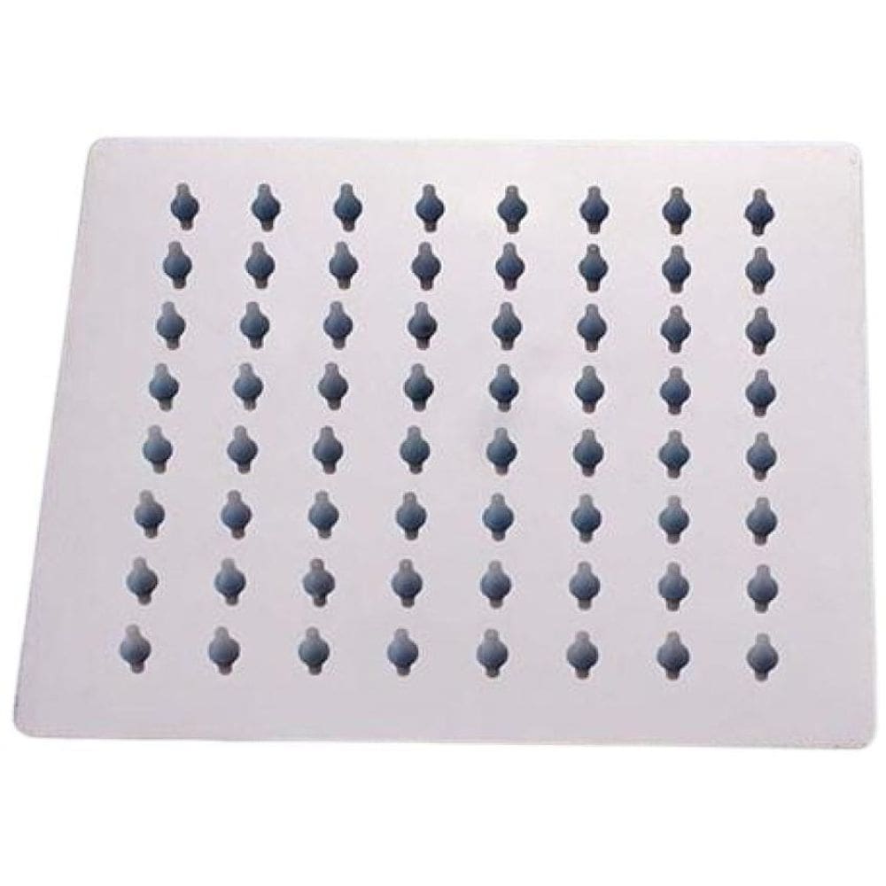 Ducha De Teto Quadrada 20X20 Braço Redondo De Teto