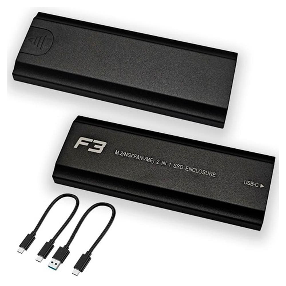 Case Adaptador De Metal Hd M.2 Ngff/Nvme Para Type-C/Usb3.0