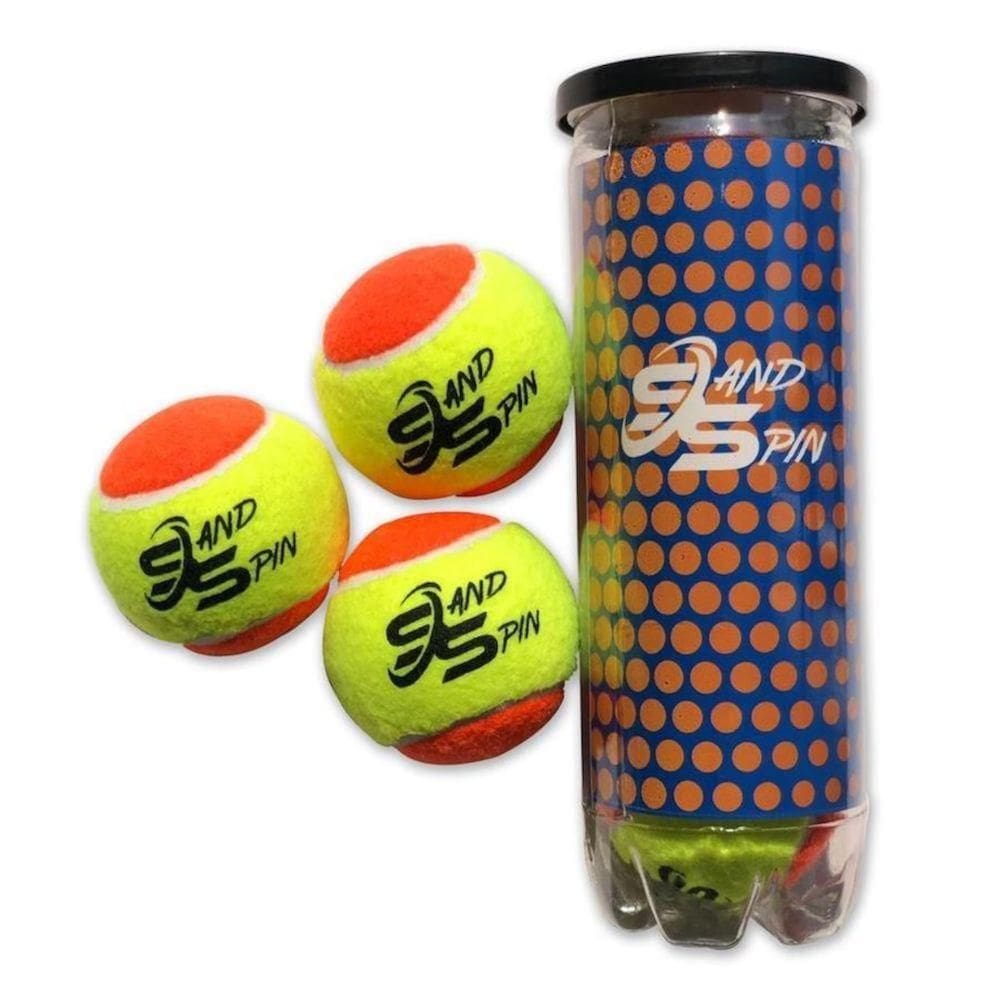 Bola De Beach Tennis Sand Spin Kit 12 Tubos