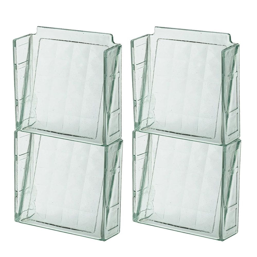 4 Elemento Veneziana 20X20 Transparente Tijolo Bloc