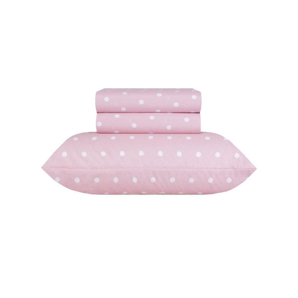 Jogo De Cama Solteiro Sultan 180F Sonhare Prata Poá 3 Peças