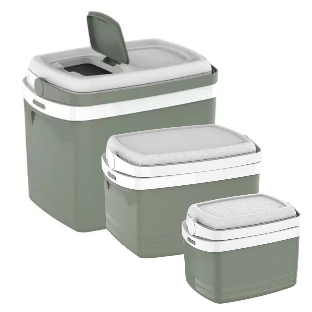 Caixa Térmica Combo 32, 12, E 5L Cooler Soprano Verde Figo