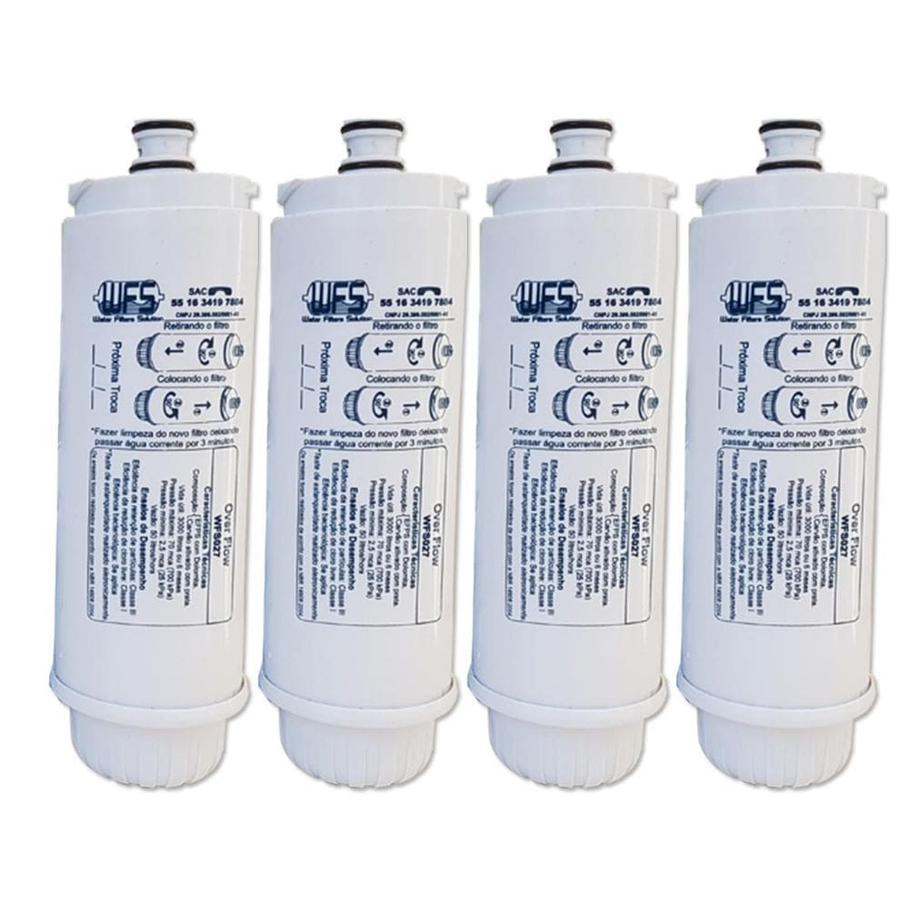 Kit 4 Filtro Refil Ibbl Due Immaginare Edue Fr600