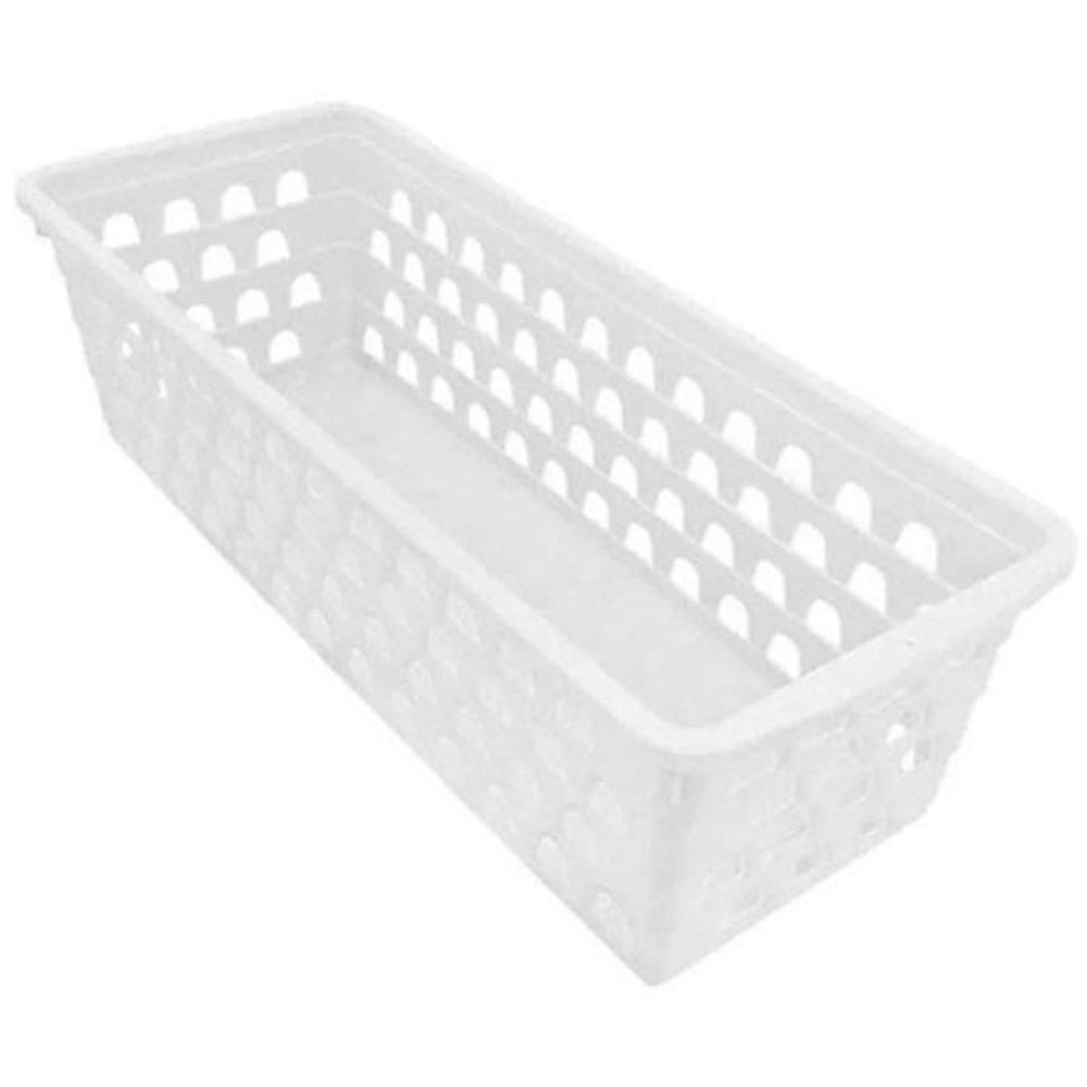 Kit 2 Caixa Multiuso Comprido Retangular Branco 0694 Uninjet