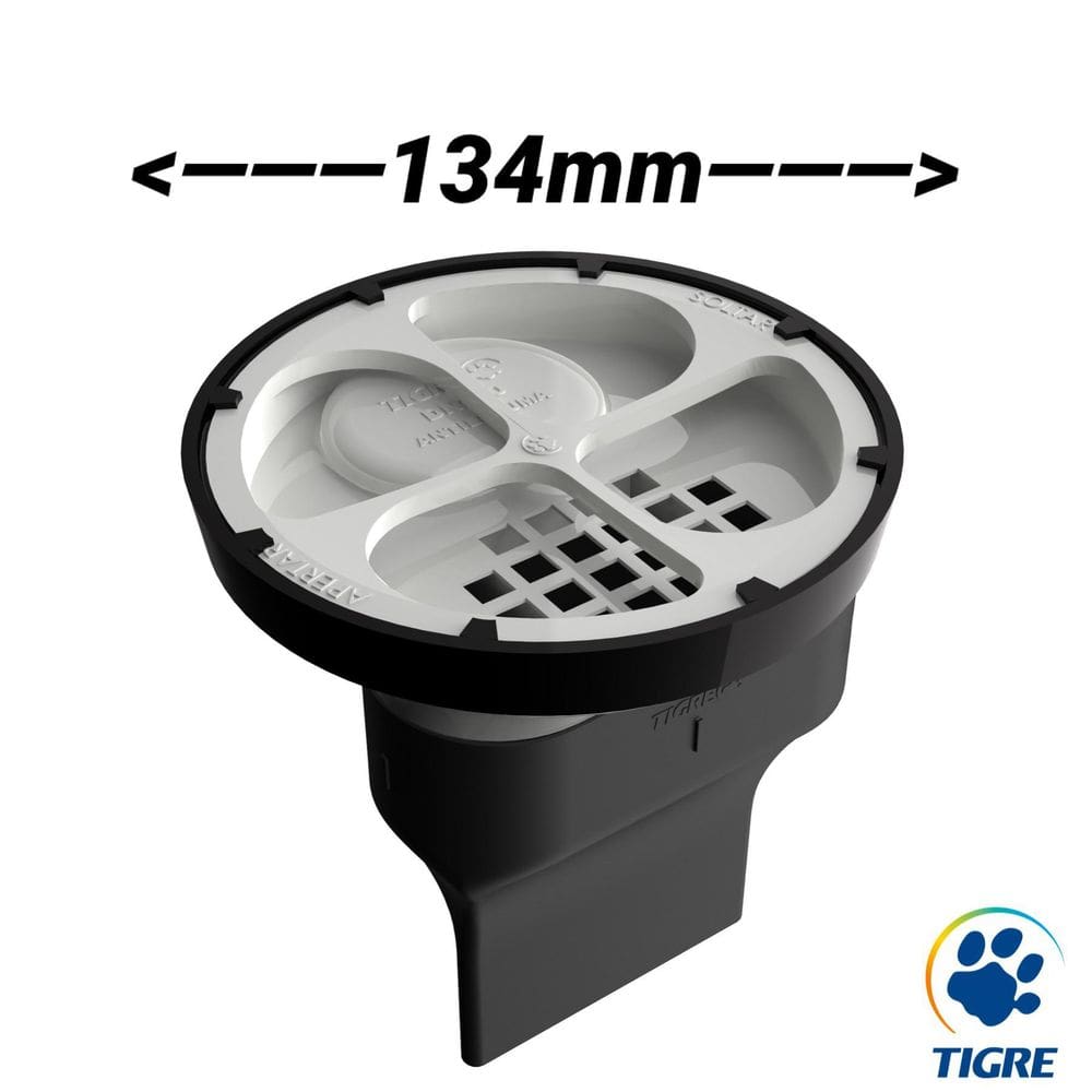 Ralo Tigre Anti Espuma Elimina Mal Cheiro E Insetos 150Mm