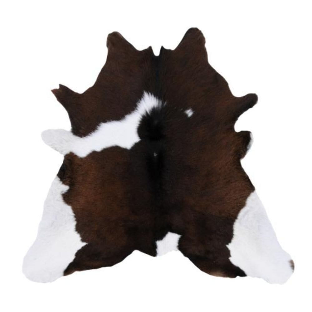 Tapete de Couro - Branco e Café - Pequeno