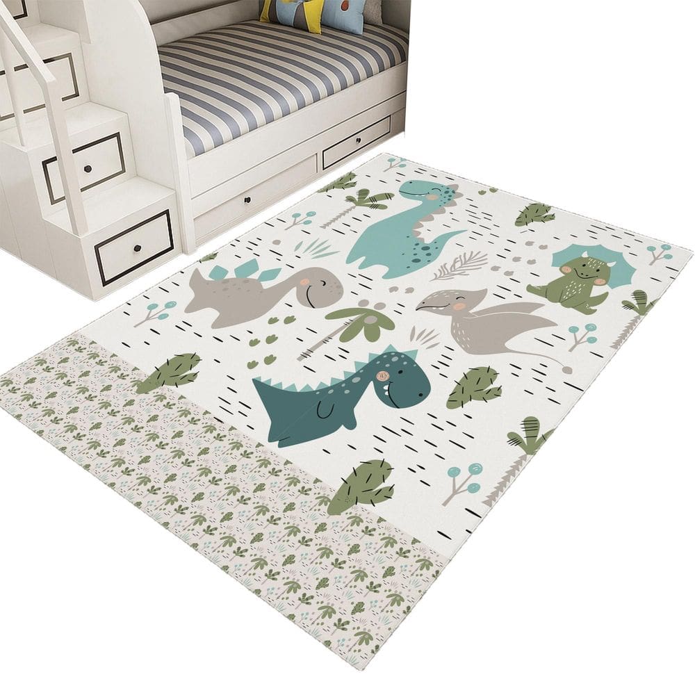 Tapete Infantil Estampado 1,00X1,35Decorativo Antiderrapante