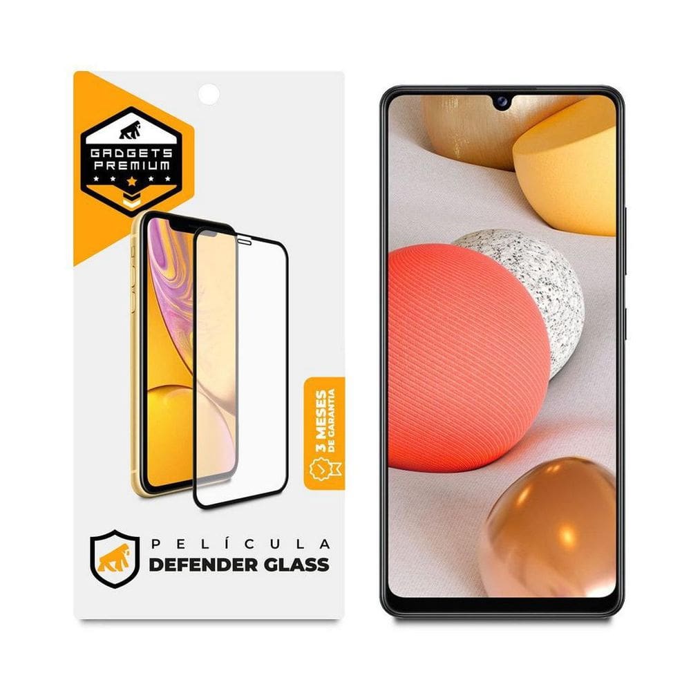 Película Defender Glass Samsung Galaxy A42 5G Preta Gshield