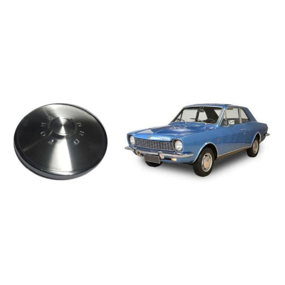 Calota 1 Peça Corcel Belina 1977 Metal Cromada