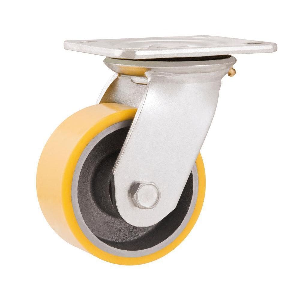 Rodizio Giratório 6 Média 300Kg Núcleo Ferro Fundido Vonder