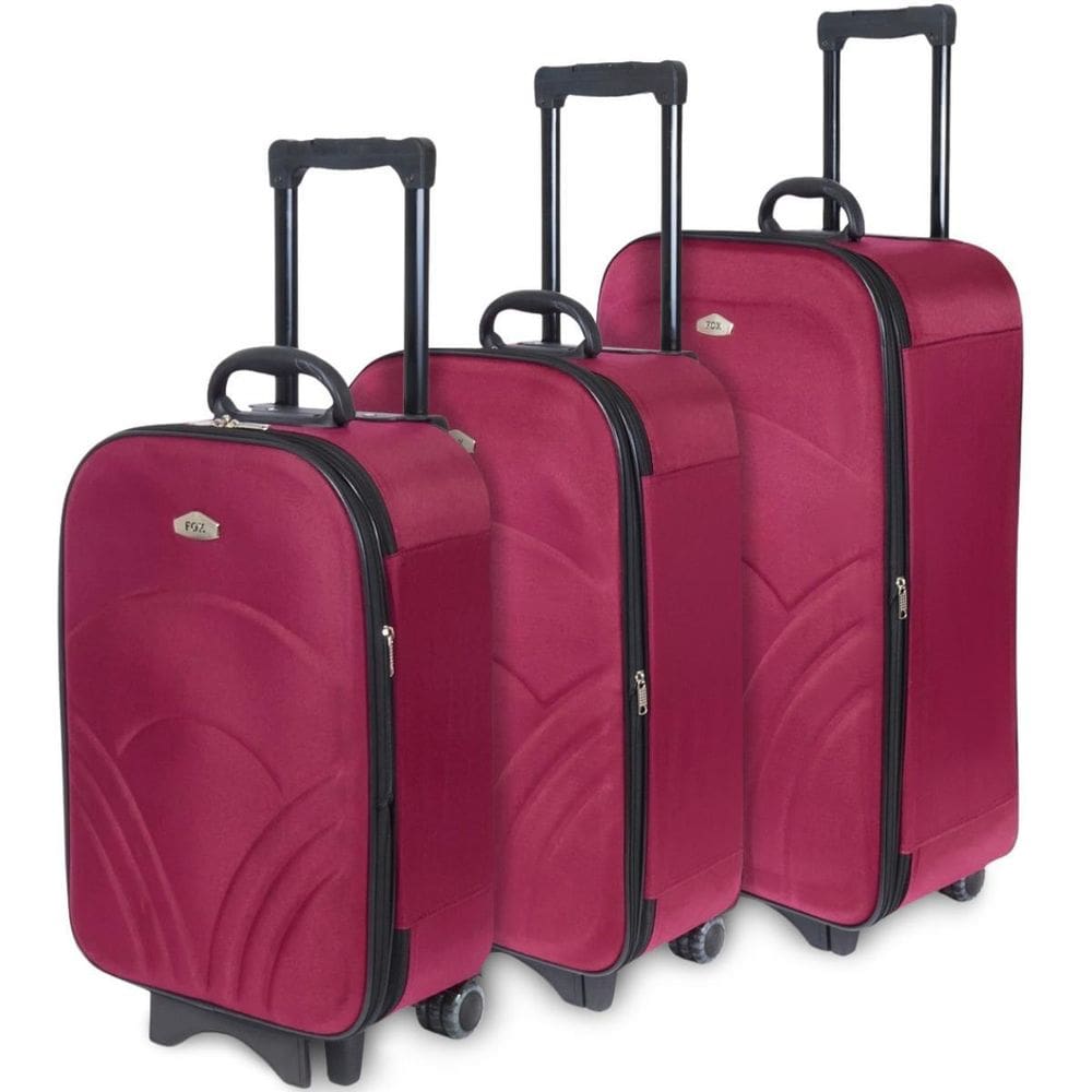 Mala De Viagem Expansível Com 3 Peças  Mala P Medida Anac 