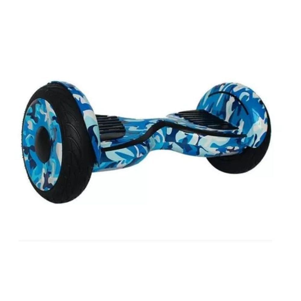 Hoverboard 10 Polegadas Azul Camuflado  Skate Elétrico