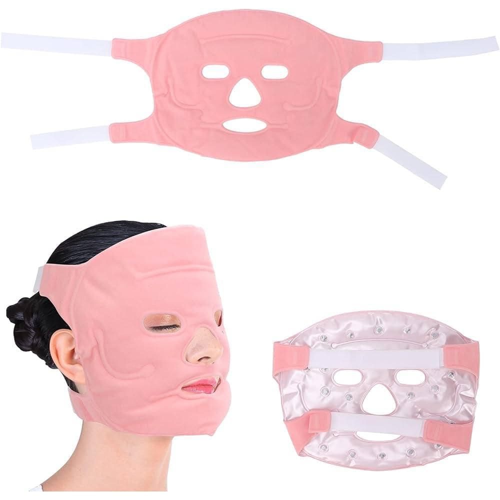 Máscara Relaxante Facial Com Ímã De Turmalina Massagem