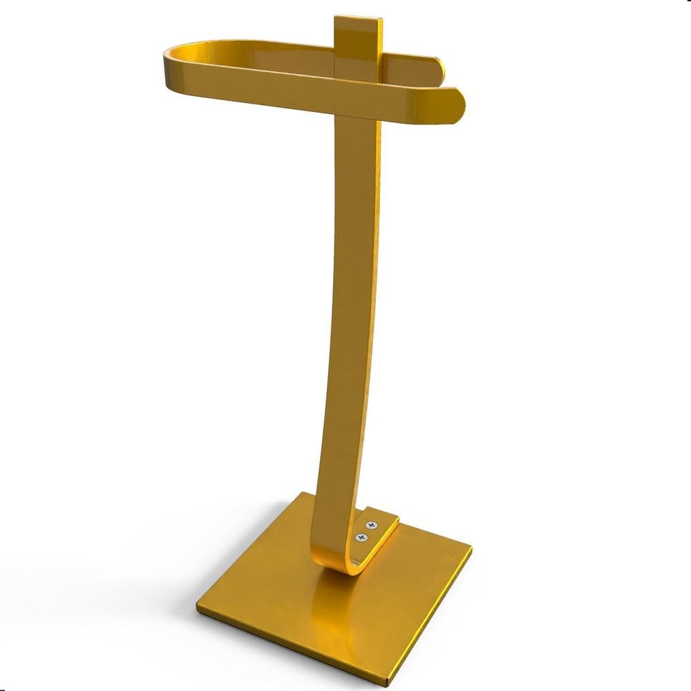 Porta Papel Higiênico De Chão Suporte Papeleira Dourada.S