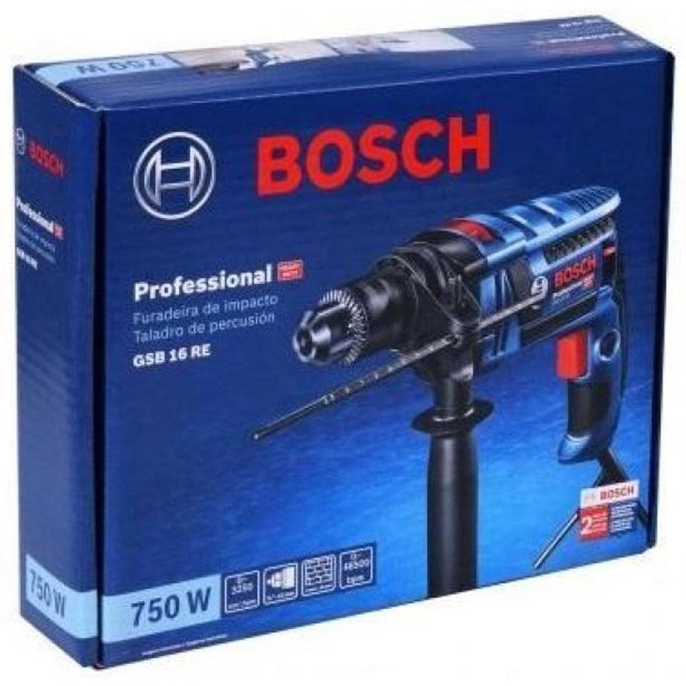 Furadeira Impacto Gsb 16Re 750W Bosch 127V