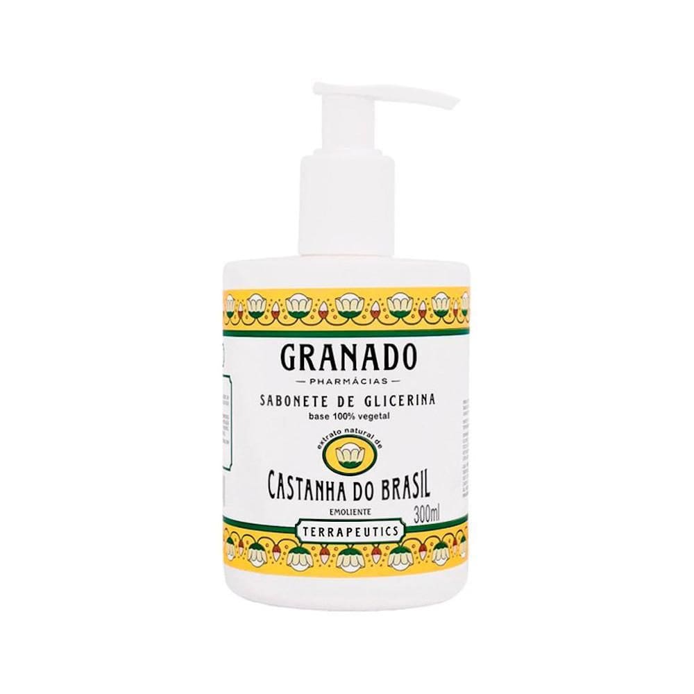 Sabonete Líquido Granado Castanha Do Brasil Glicerina 300Ml