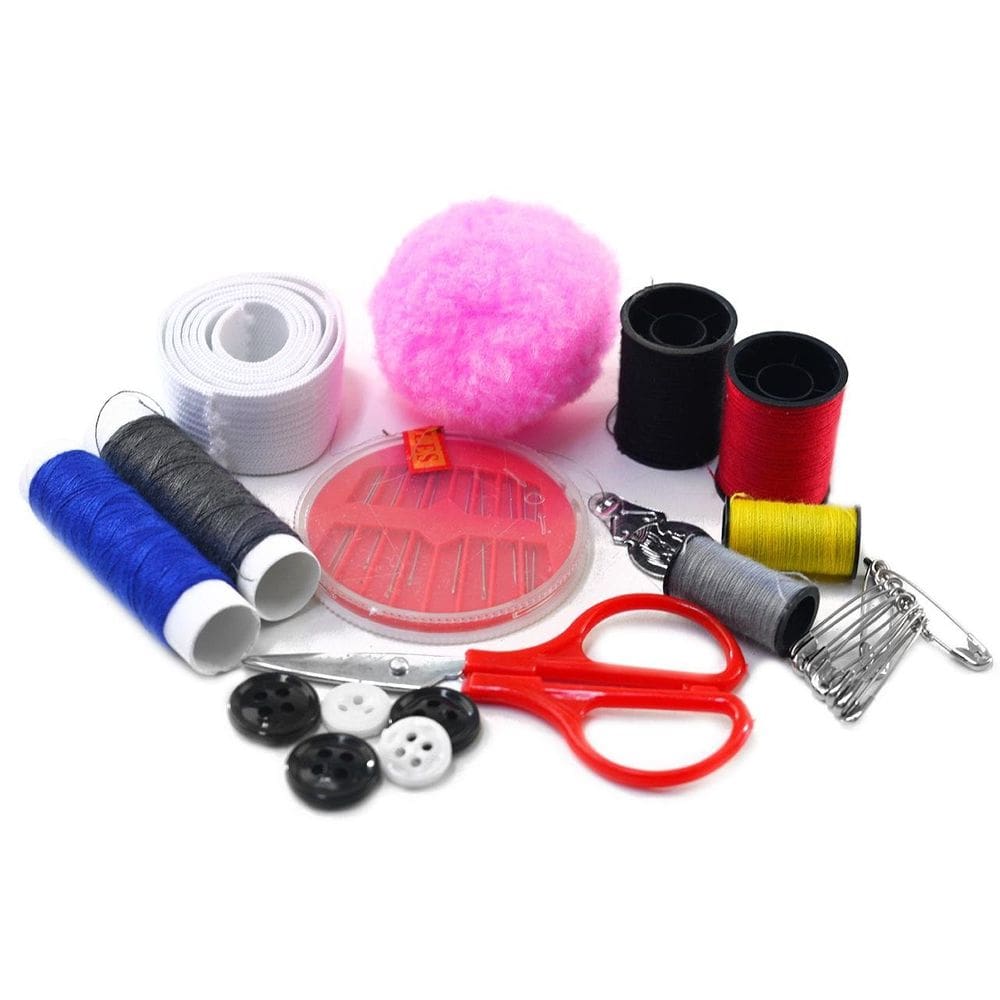 KIT de Costura 84 Peças com Estojo - Tudo em Caixa