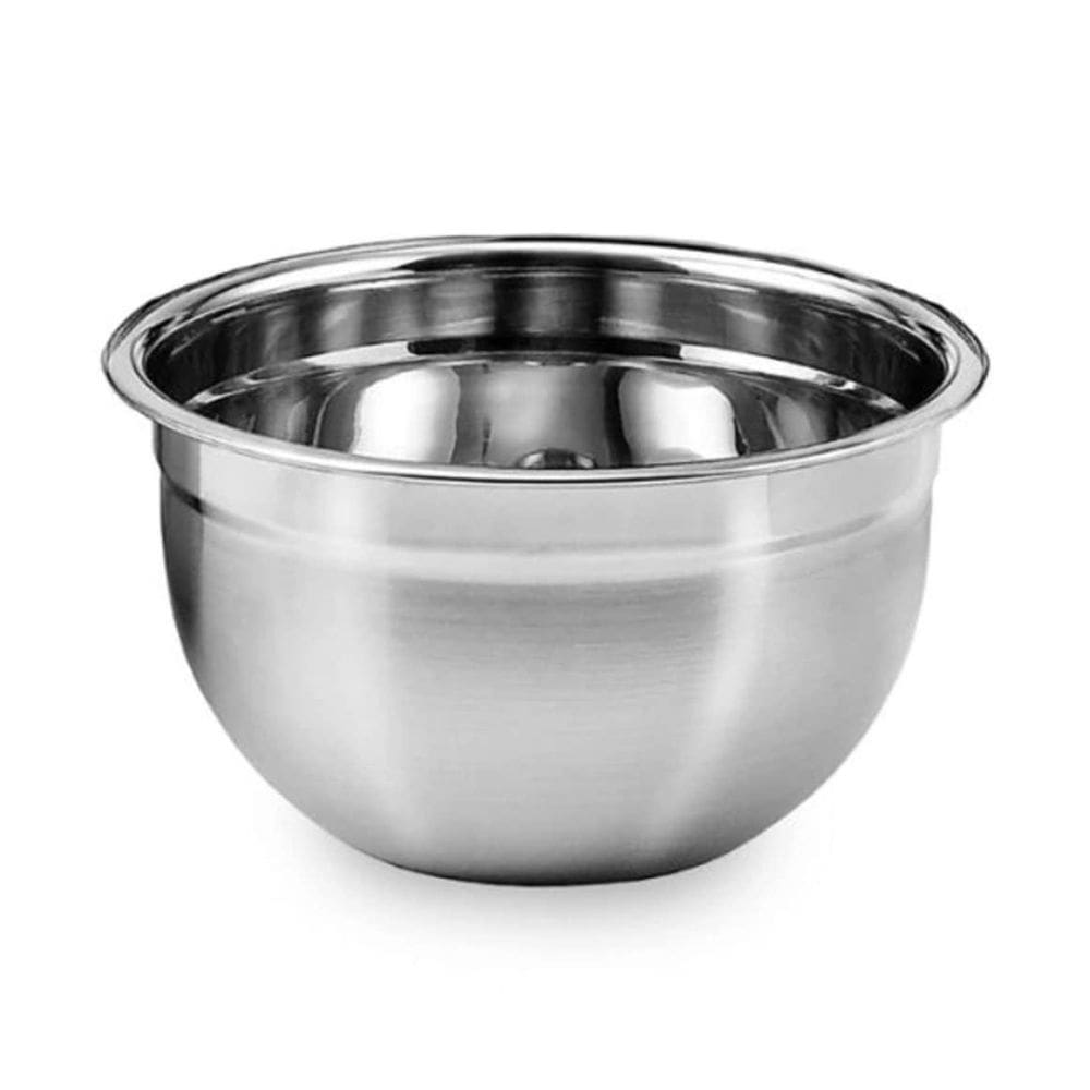 Tigela Bowl Servir Saladas Frutas E Legumes 28Cm Em Inox