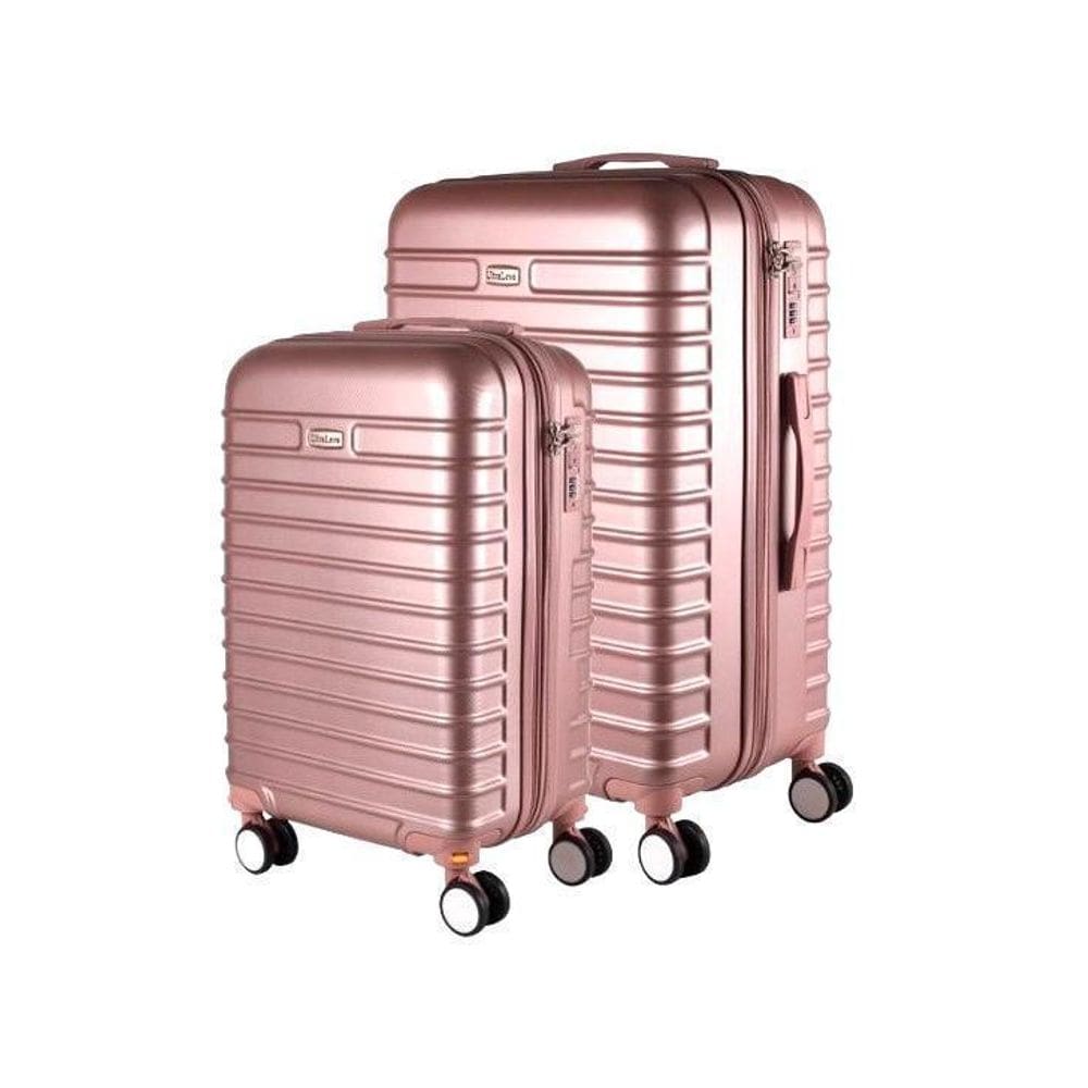 Conjunto Mala 23Kg + Mala 10Kg Expansível Rose Fan