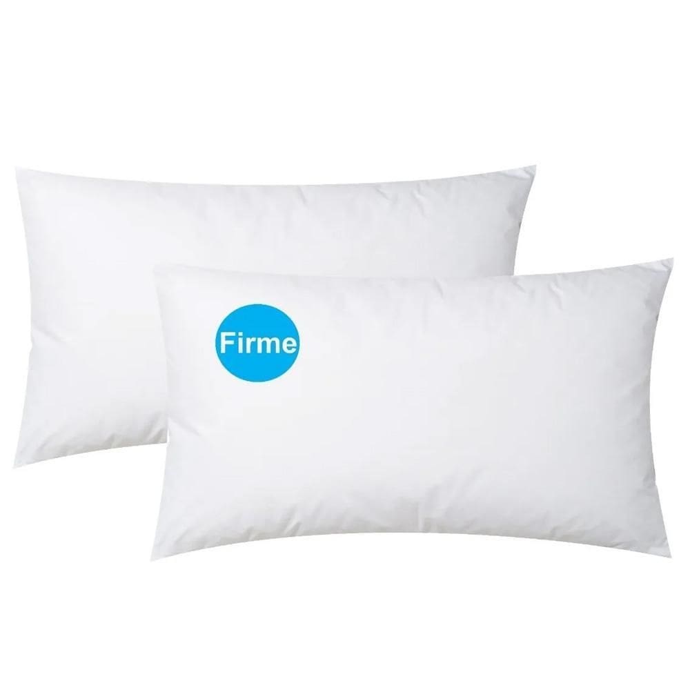 Kit 2 Travesseiro King Size 50X90 Fibra Siliconada