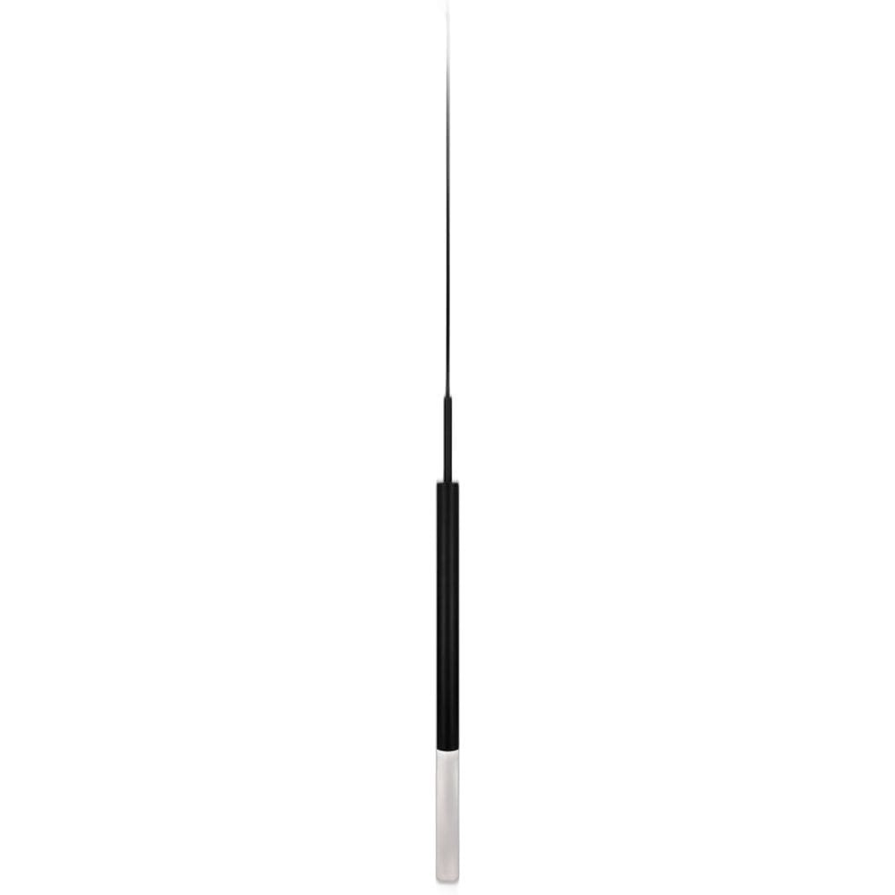 Pendente Luminária De Teto Tubo Triplo Difusor Balcão Preto