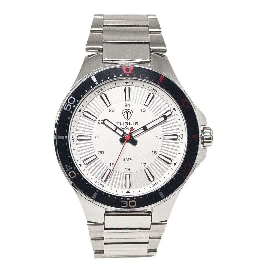 Relógio Masculino Aço Tuguir Analógico 23-2238 Prata E