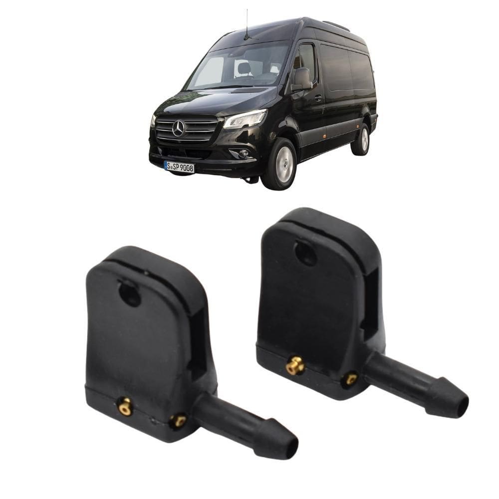 Par Bico Brucutu Agua Esguicho Parabrisa Mercedes Sprinter
