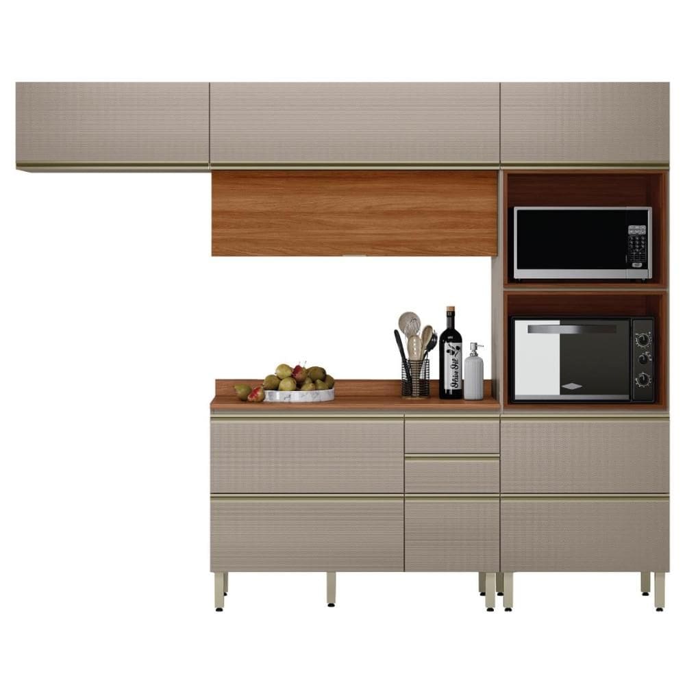 Cozinha Modulada Proença 4 Peças com Torre Quente 2 Fornos - Demartêz