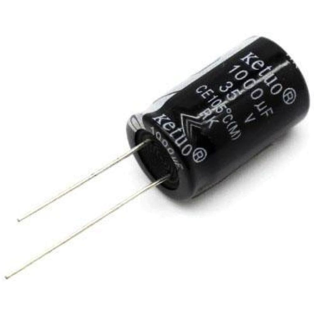 50 Peças Capacitor Eletrolítico 1000Uf 35V 1000 X 35 105ºc