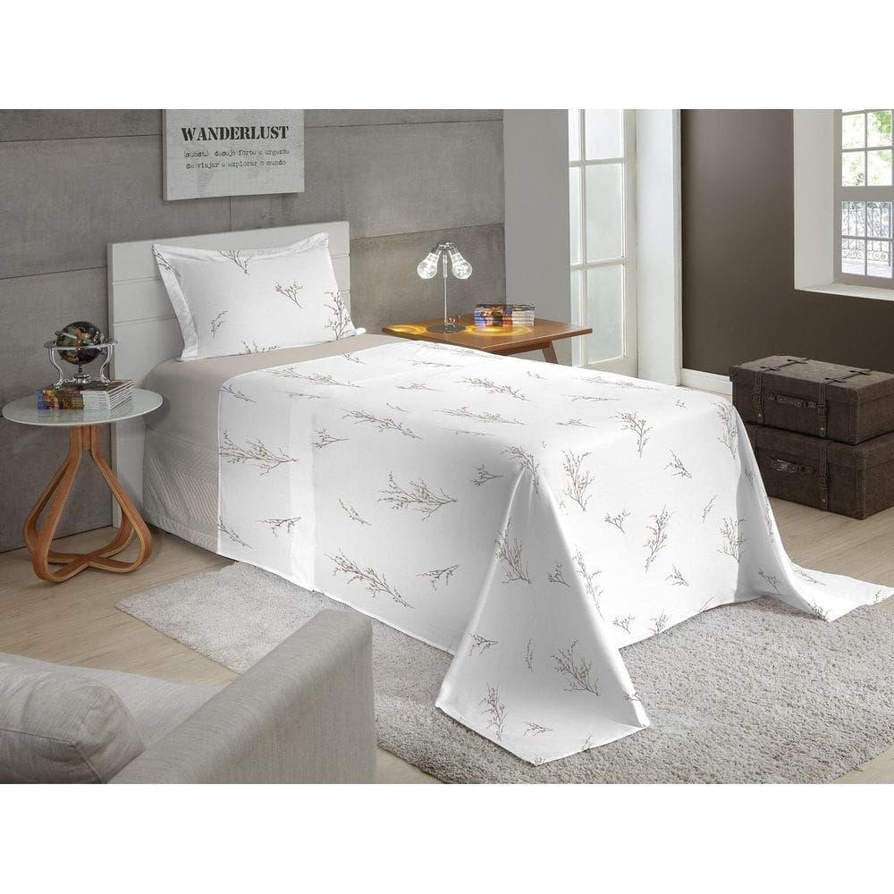 Jogo De Cama Solteiro 300 Fios Nova America - Aline 7370