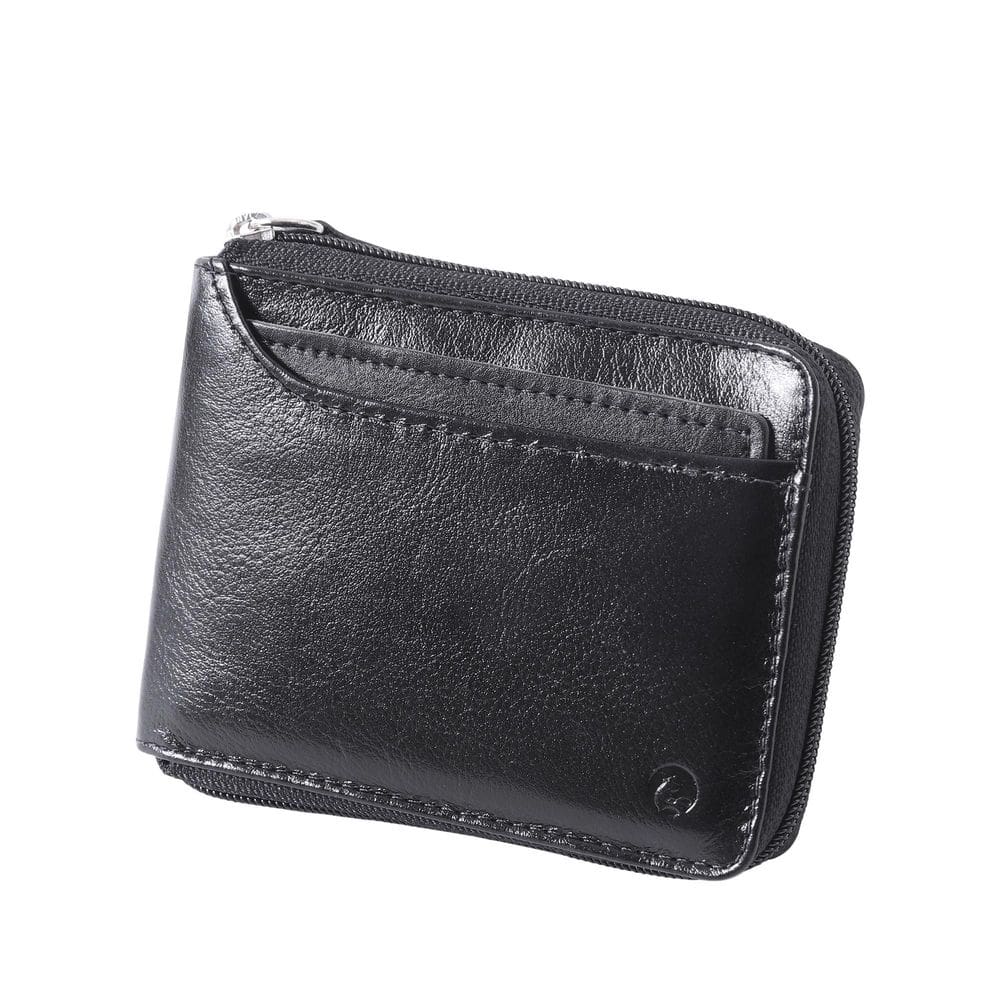 Carteira Masculina Couro Com Zíper Couro50 188