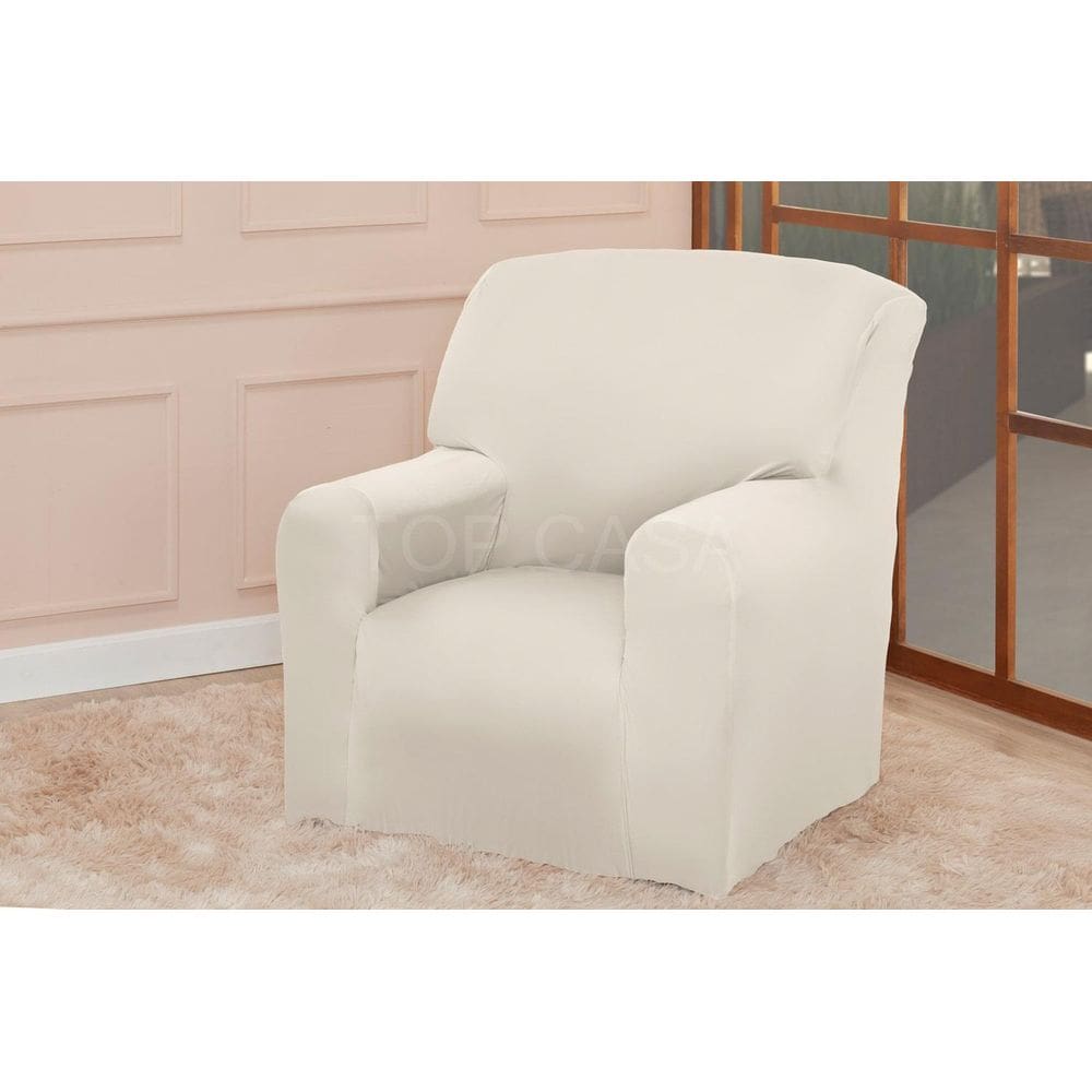 Capa Protetor De Sofá Poltrona Papai 1 Lugar Coladinha Palha