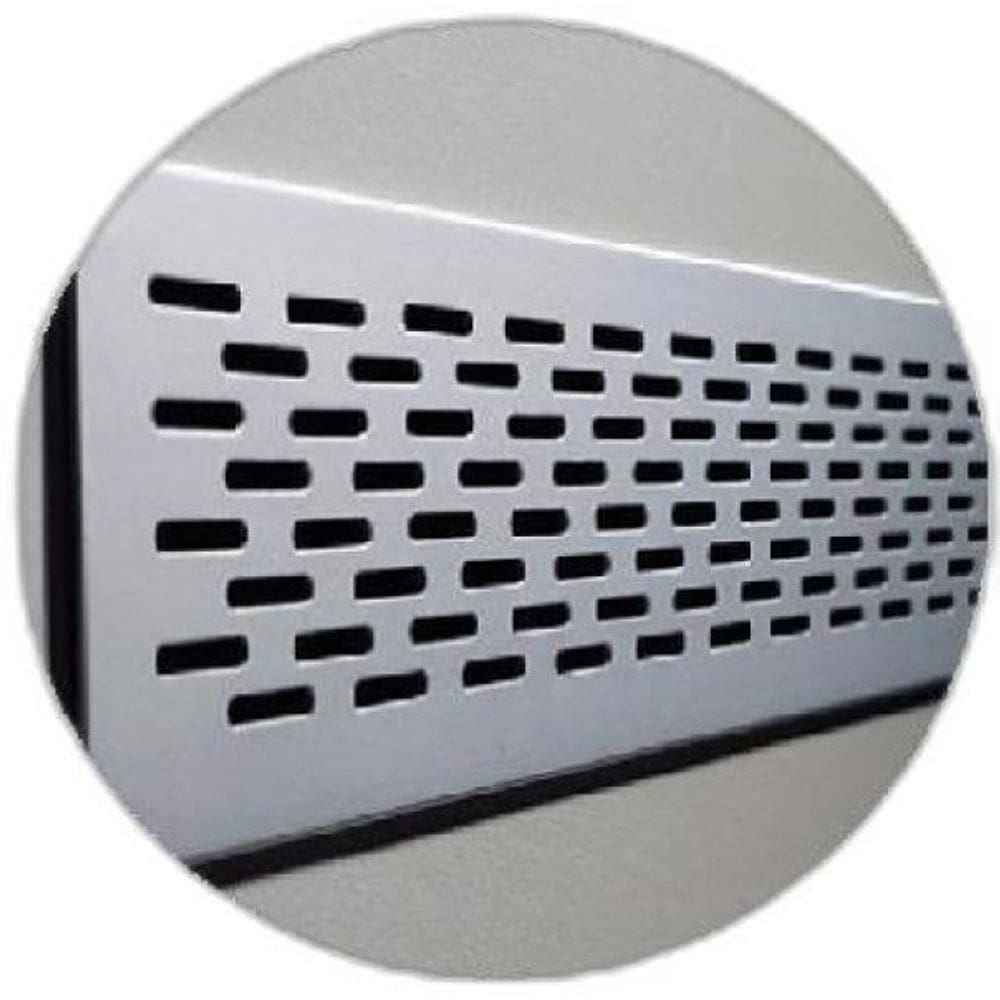 Grade Ventilacao 800Mm Aba 28 Aluminio