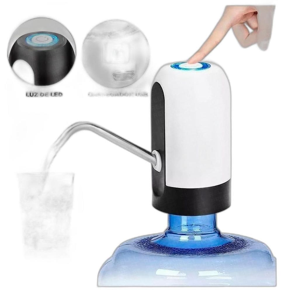 Bomba De Agua Para Galao Eletrica Recarregavel 5 / 10 / 20L