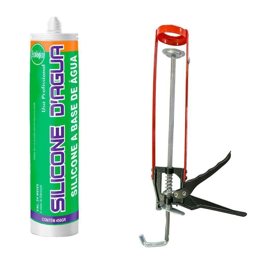 Kit Silicone Bege Com Aplicador
