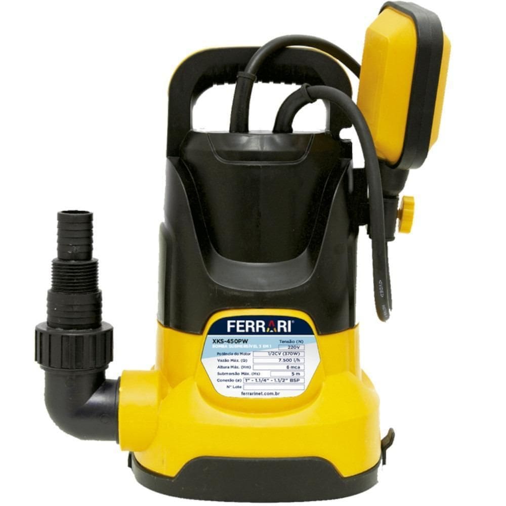 Bomba Submersível 400W Para Água Limpa - Xks 450Pw Ferrari