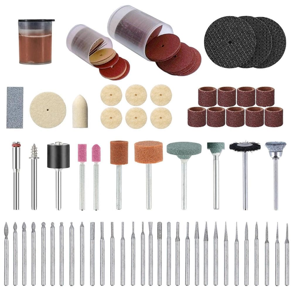 Kit 135 Acessórios Para Micro Mini Retífica Padrão Dremel