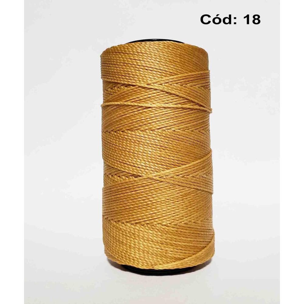 Linha Encerada Bege Escuro Bond N4 80g 160m - General Couros