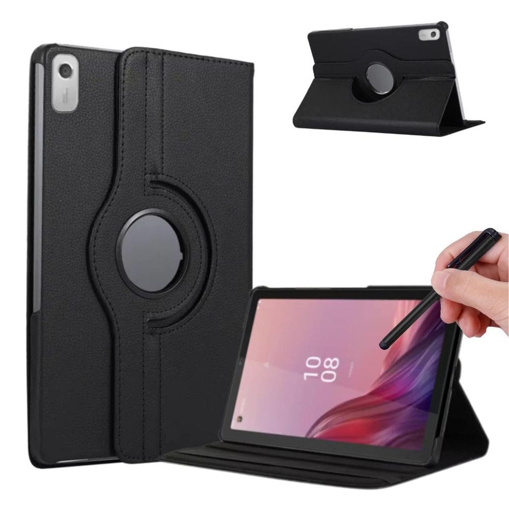 Capinha Giratória 360 Para Lenovo M9 Tb310Fu + Caneta Touch