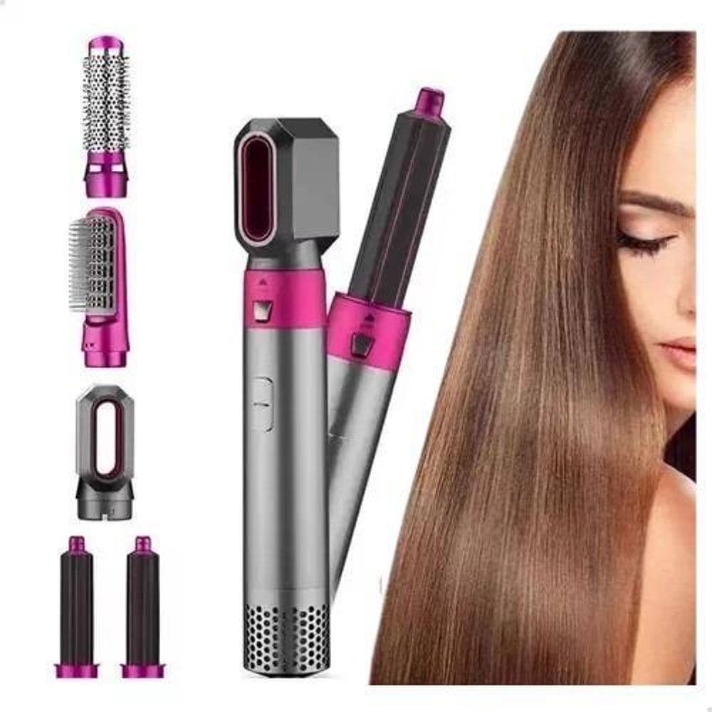 Secador Cabelo 5Em1 220V: Crie Looks Profissionais Em Casa