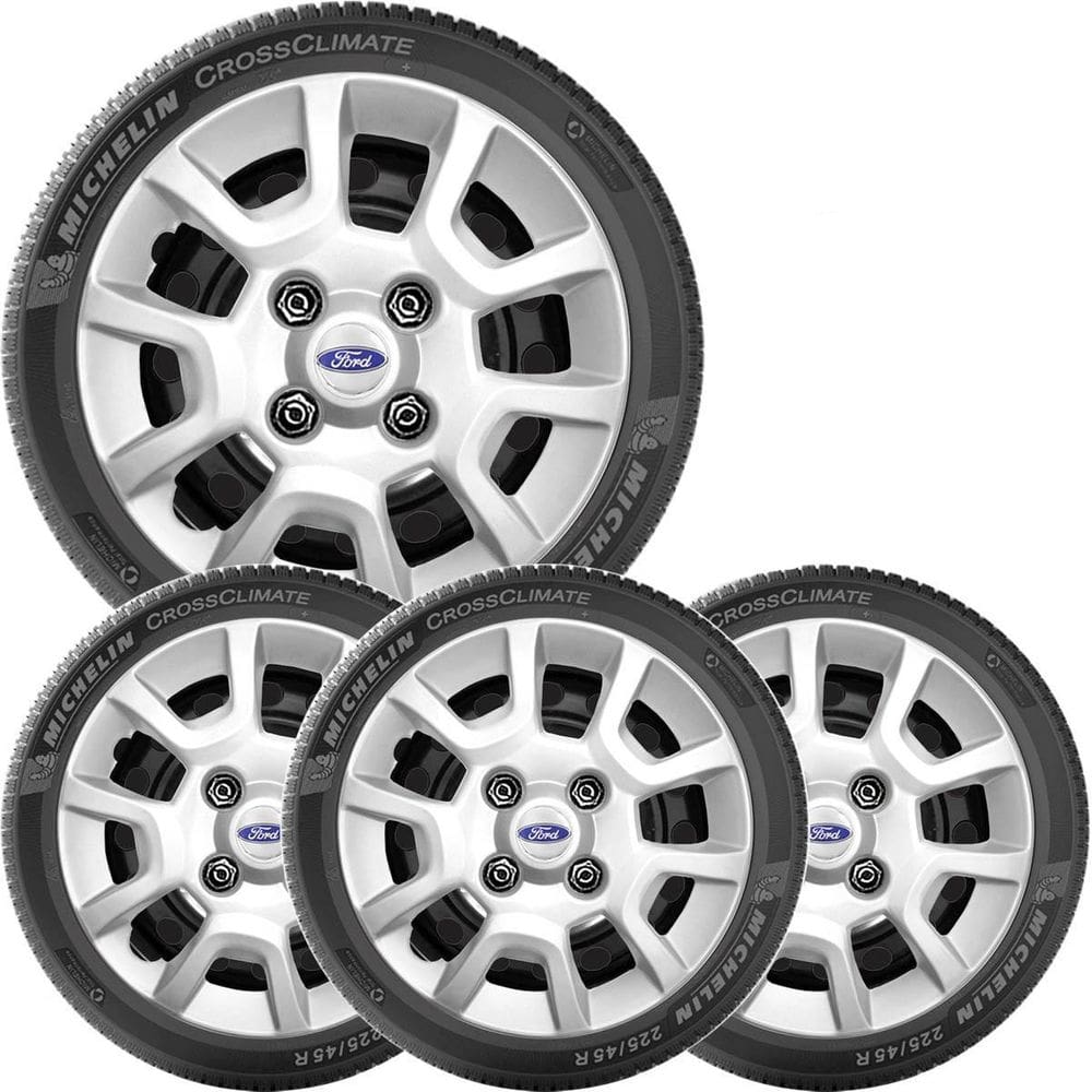 4X Calota Ford Ka Hatch Ka Sedan Aro 13 Com Emblema 124Cb