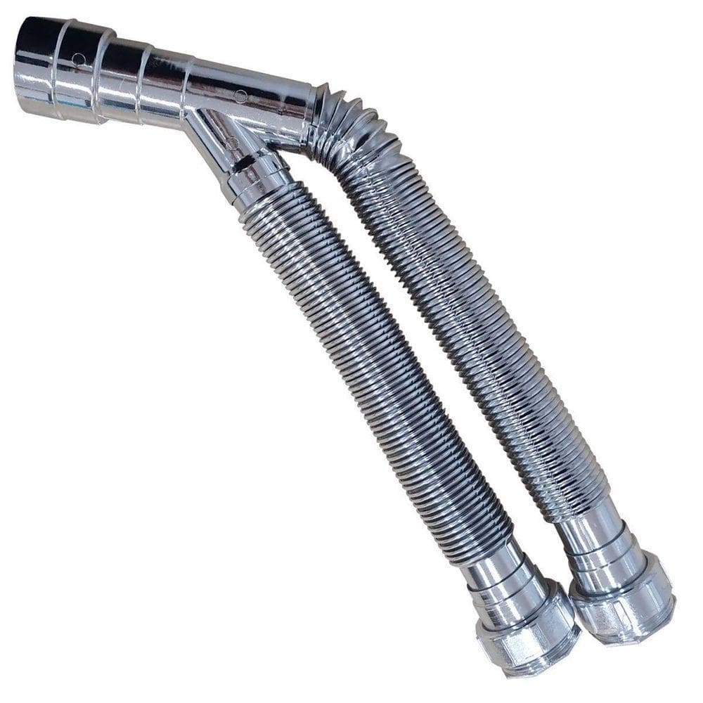 Sifão Sanfonado 80 Cm Duplo Metalizado Top Flex