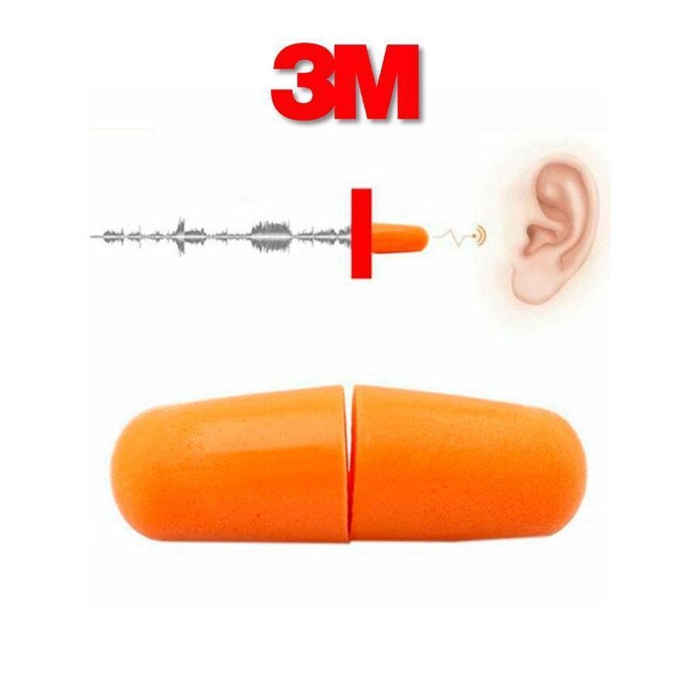 Protetor Auricular 3M Espuma Ouvidos Abafador 1 Par