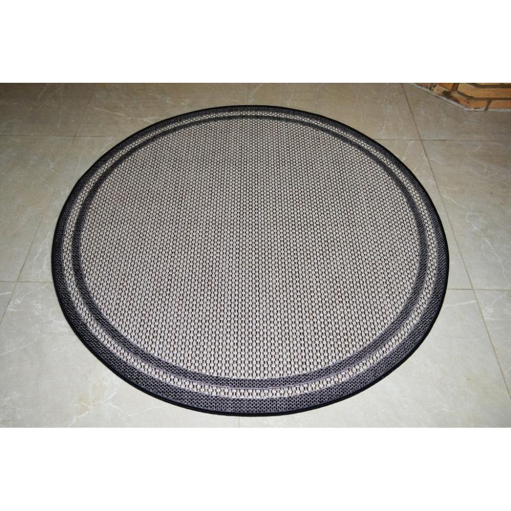 Tapete Redondo Natural Look Moldura B 200 Cm